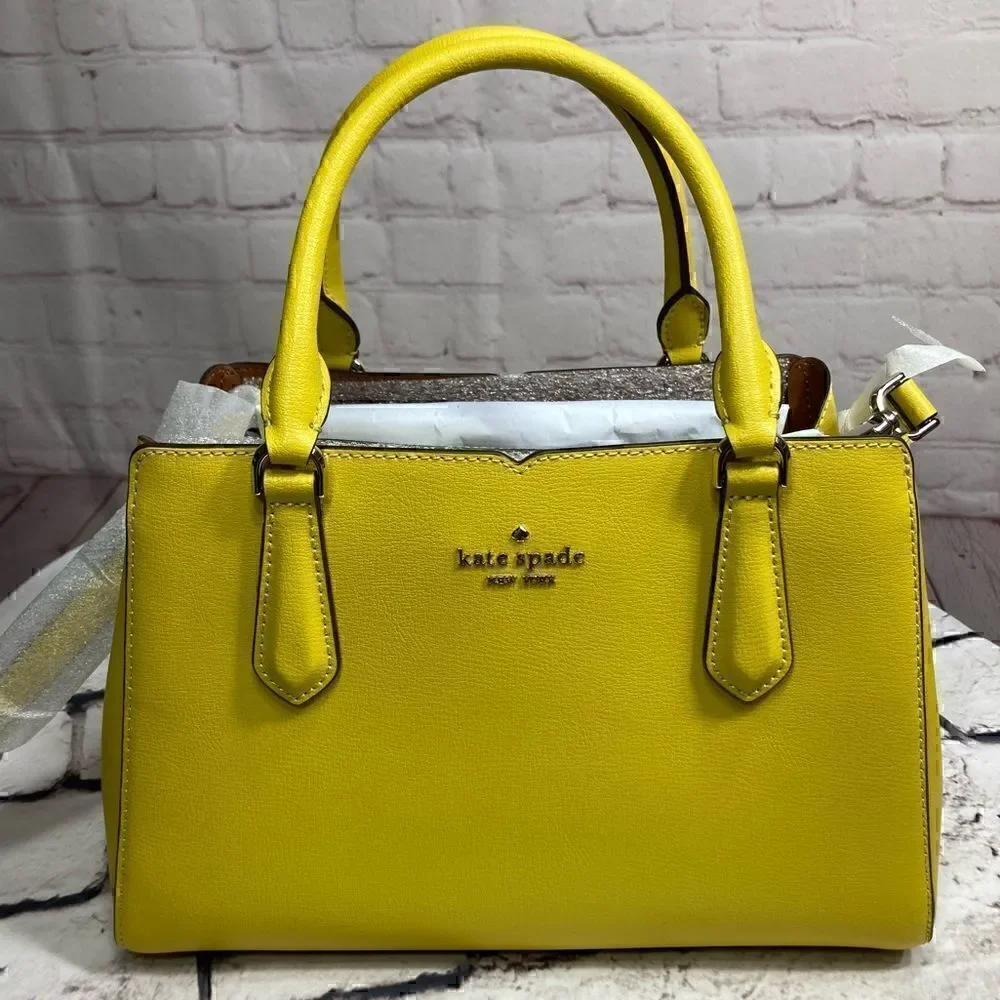 KATE SPADE TIPPY SMALL LEATHER SATCHEL BAG NWT